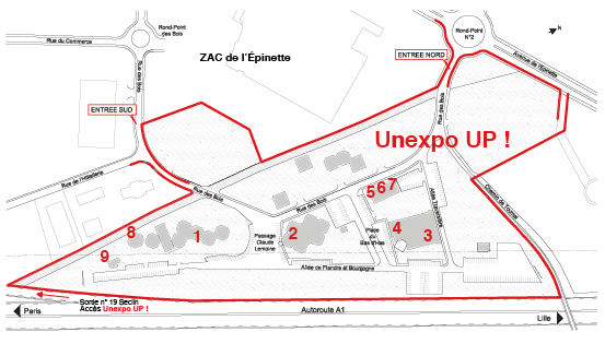 Plan d’Unexpo UP ! aujourd’hui